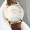 Patek Philippe Calatrava 5296 Dial White crown detail