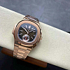 Patek Philippe Nautilus 5980 angle view showing dial and bezel