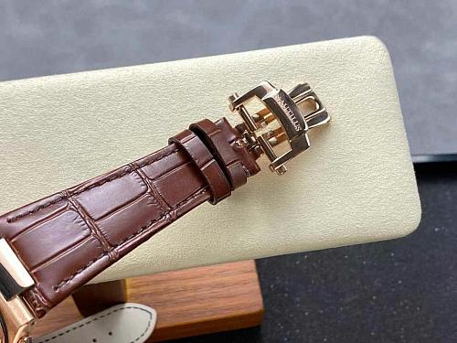 Replica Patek Philippe Nautilus 5980R-014 silver dial rose gold plated 40mm