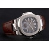 Patek Philippe Nautilus 5980R angle view showing dial and bezel