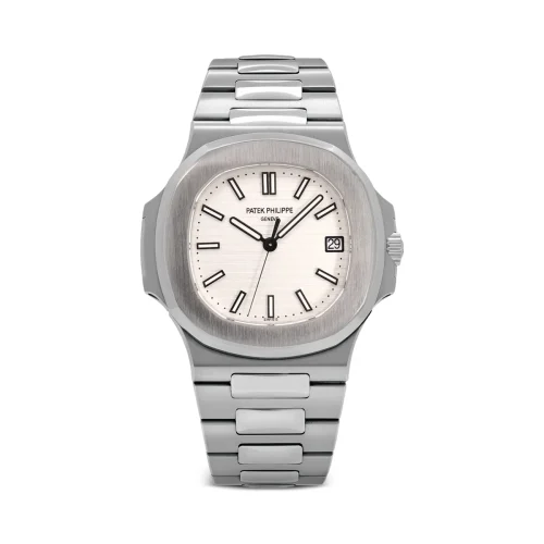 Replica Patek Philippe Nautilus 5711 Steel White dial front view
