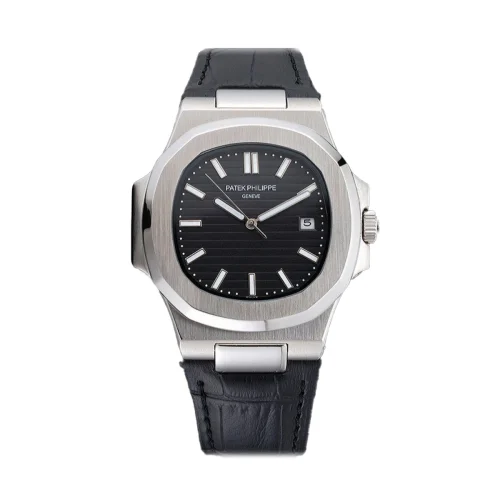 Replica Patek Philippe Nautilus 5711G Steel dial front view