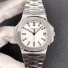 Side profile of Patek Philippe 5711 showing case thickness and crown