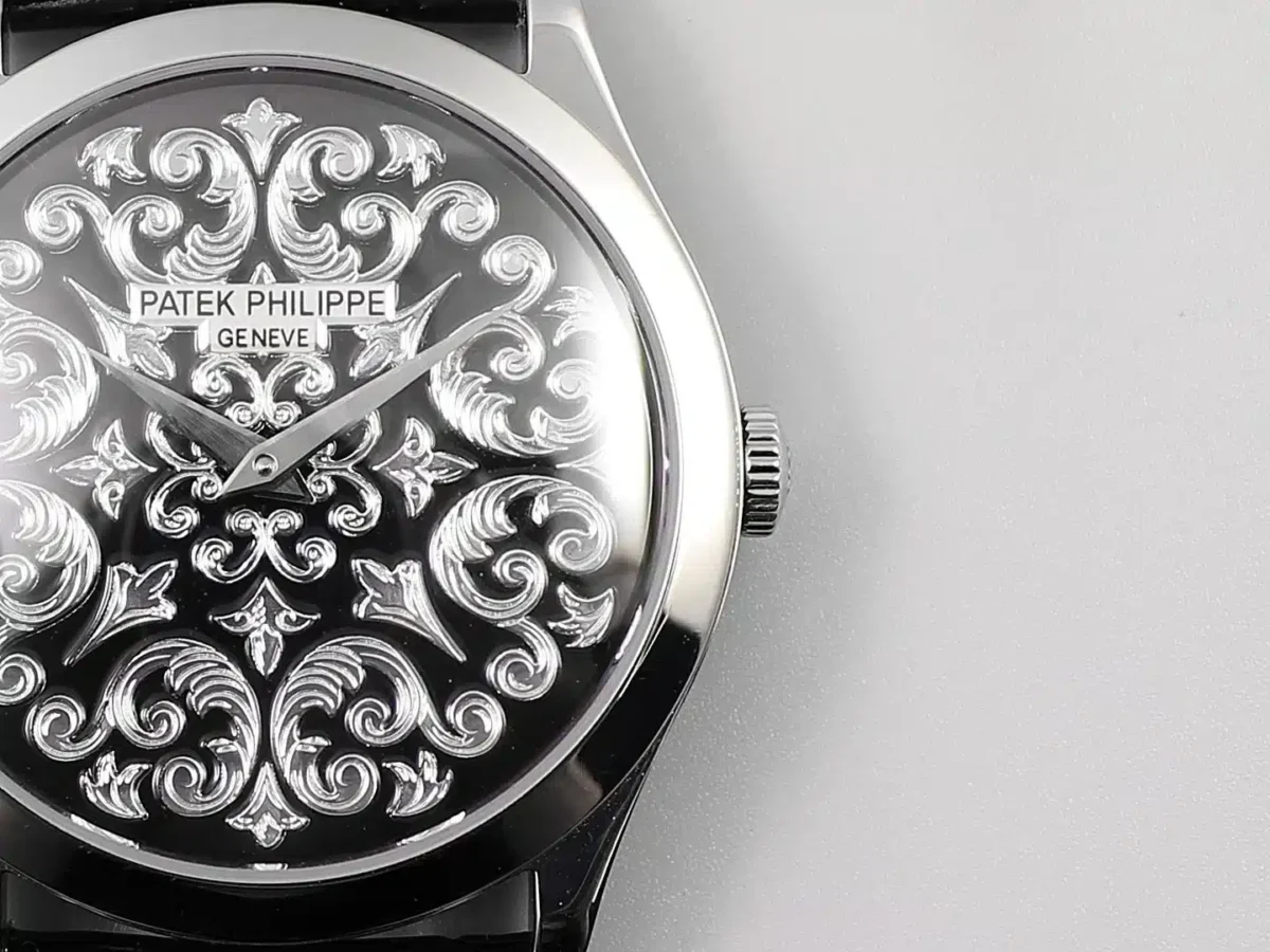 Replica Calatrava 5088/100P-001 Patek Philippe Volutes and Arabesques</br> <span style="color: #a8927b; font-size: 90%;">38 mm,Platinum,</span> - Image 8
