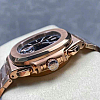 Patek Philippe Nautilus 5980 angle view showing dial and bezel
