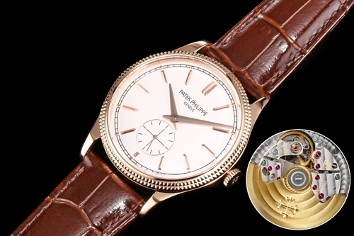 Calatrava Replica 6119R-001 Patek Philippe  39 mm,Rose gold,