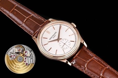 Calatrava Replica 6119R-001 Patek Philippe  39 mm,Rose gold,