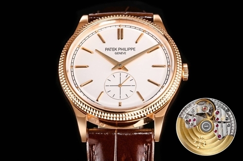Calatrava Replica 6119R-001 Patek Philippe  39 mm,Rose gold,
