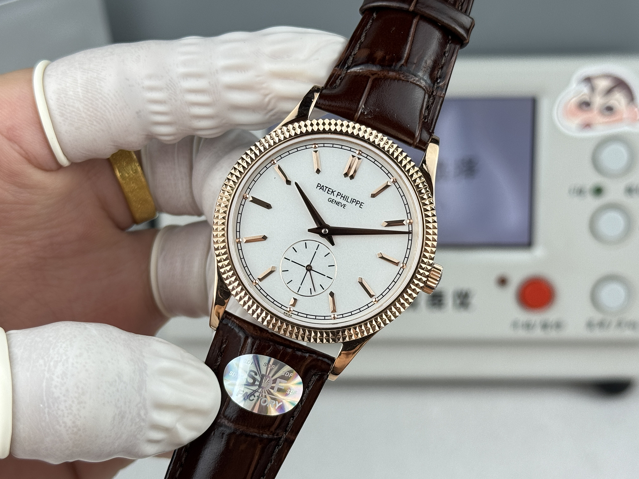Replica Calatrava 6119R-001 Patek Philippe side view