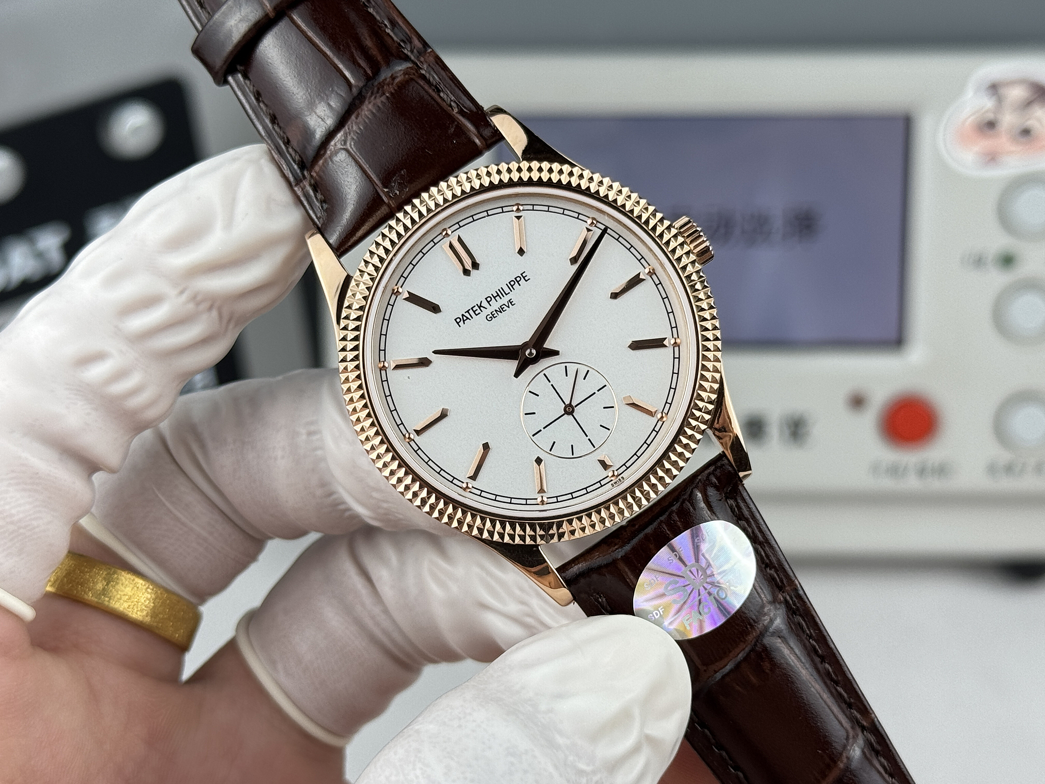 Replica Calatrava 6119R-001 Patek Philippe caseback