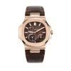 Replica Patek Philippe Nautilus 5712R Rose Gold dial front view