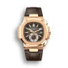 Replica Patek Philippe Nautilus 5980R Rose Gold dial front view