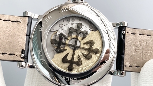 Patek Philippe Perpetual calendar with retrograde date hand 38 mm,White gold,5160/500G-001