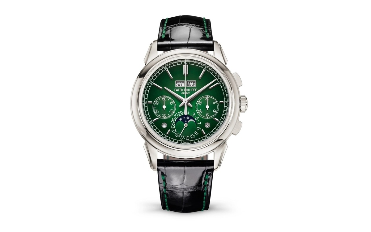 Patek Philippe Chronograph, Perpetual calendar</br> <span style="color: #a8927b; font-size: 90%;">41 mm,Platinum 5270P-014</span> - Image 5