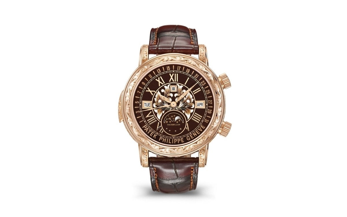 Patek Philippe Sky Moon Tourbillon</br> <span style="color: #a8927b; font-size: 90%;">44 mm,Rose gold,6002R-001</span> - Image 5
