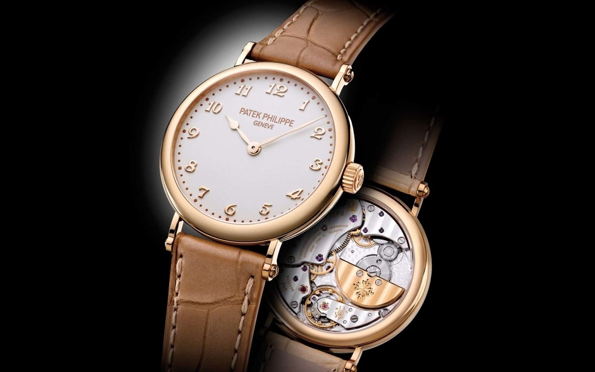 Replica Calatrava 7200R-001 Patek Philippe Ultra-thin mechanical self-winding movement. </br> <span style="color: #a8927b; font-size: 90%;">34.6 mm,Rose gold,</span> - Image 3
