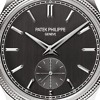 Patek Philippe Calatrava 6119G angle view showing dial and bezel