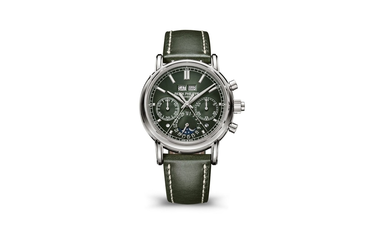 Patek Philippe Split-Seconds chronograph, Perpetual calendar</br> <span style="color: #a8927b; font-size: 90%;">40 mm,White gold,5204G-001</span> - Image 5