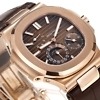 Patek Philippe Nautilus 5712R angle view showing dial and bezel