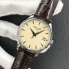 Patek Philippe Calatrava 5227J angle view showing dial and bezel
