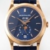 Side profile of Patek Philippe 5396R showing case thickness and crown
