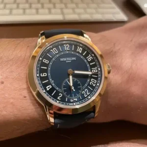 Replica Complications 5224R-001 Patek Philippe 24-HOUR DISPLAY, TRAVEL TIME. </br> <span style="color: #a8927b; font-size: 90%;">42 mm,Rose Gold</span> photo review