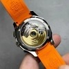 Patek Philippe Aquanaut 5968A angle view showing dial and bezel