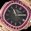 Patek Philippe Nautilus 5711 angle view showing dial and bezel