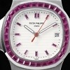 Side profile of Patek Philippe 5711 showing case thickness and crown