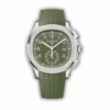 Replica Patek Philippe Aquanaut 5968A-001 Chronograph 42.2mm Steel Green Strap