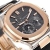 Caseback of Nautilus 5712R with automatic movement visible