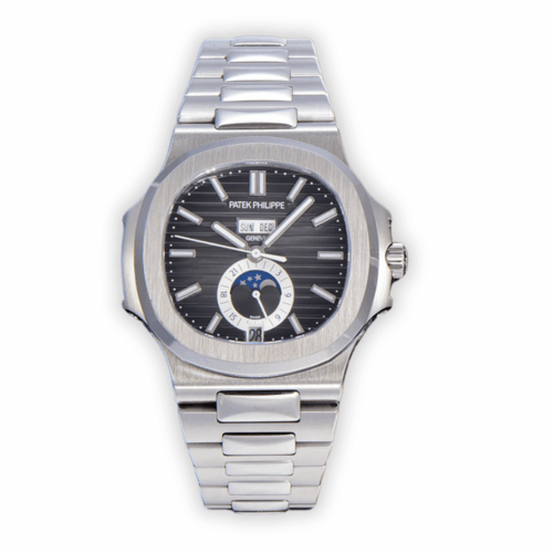 Replica Nautilus 5726/1A-014 Patek Philippe Annual Calendar, Moon phases</br> <span style="color: #a8927b; font-size: 90%;">40.5 mm,Steel,Dark Dial</span>