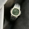 Patek Philippe Nautilus 5711 angle view showing dial and bezel
