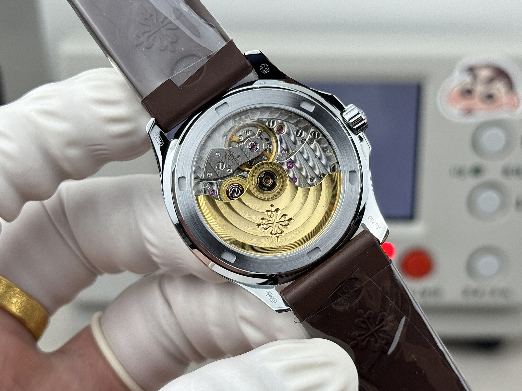 Aquanaut 5067A Replica Luce Travel Time caseback