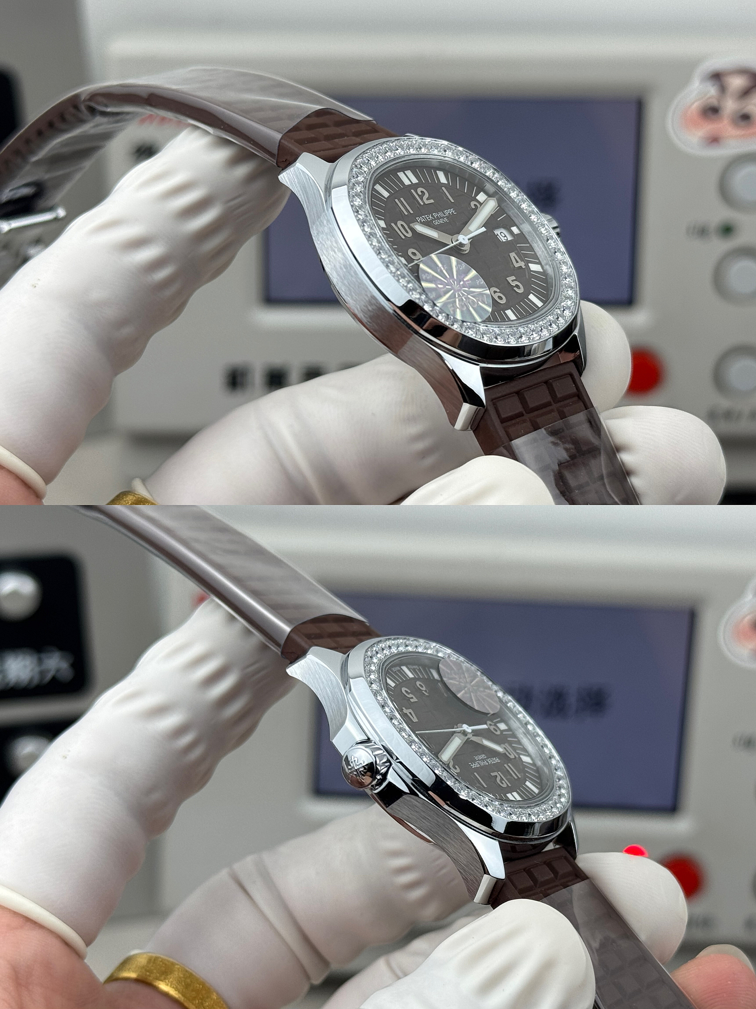 Aquanaut 5067A Replica Luce Travel Time angle view