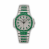 Nautilus 7118/1453G-003 Patek Philippe “Ladies Automatic”</br> <span style="color: #a8927b; font-size: 90%;">35.2 mm,Green Diamonds</span>