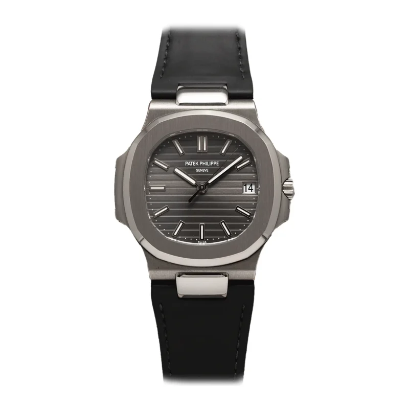Replica Patek Philippe Nautilus 5711G Grey dial front view