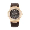 Replica Patek Philippe Nautilus 5712R Rose Gold Black dial front view