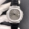 Side profile of Patek Philippe 5711G showing case thickness and crown
