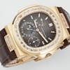 Patek Philippe Nautilus 5712R angle view showing dial and bezel