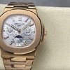 Side profile of Patek Philippe 5740 showing case thickness and crown