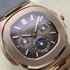Caseback of Nautilus 5740 with automatic movement visible