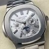 Patek Philippe Nautilus 5740 angle view showing dial and bezel