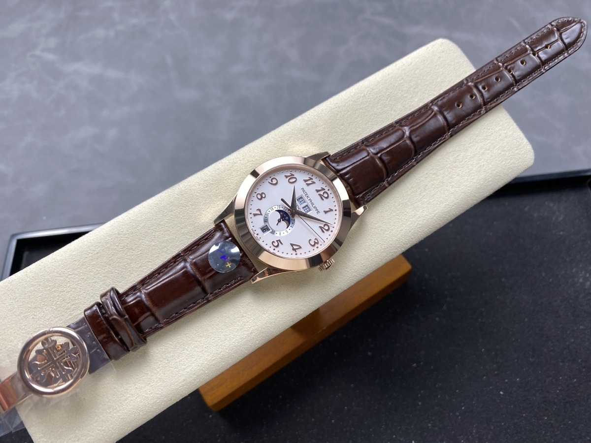 Replica Complications 5396R-012 Patek Philippe ANNUAL CALENDAR, MOON PHASES.</br> <span style="color: #a8927b; font-size: 90%;">38.5 mm,Rose Gold</span> - Image 5