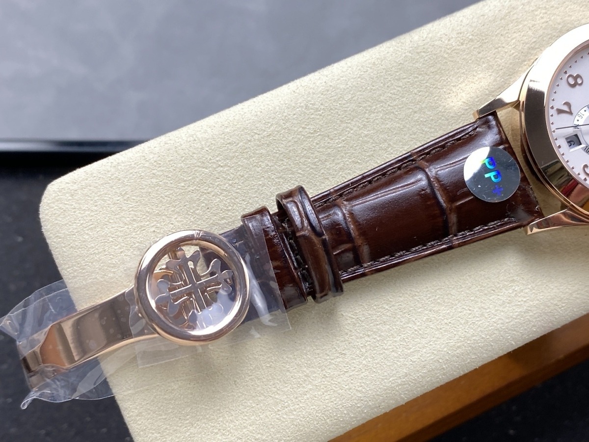 Replica Complications 5396R-012 Patek Philippe ANNUAL CALENDAR, MOON PHASES.</br> <span style="color: #a8927b; font-size: 90%;">38.5 mm,Rose Gold</span> - Image 10