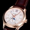Patek Philippe Complications 5205G angle view showing dial and bezel