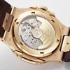 Side profile of Patek Philippe 5711 showing case thickness and crown