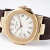 Patek Philippe Nautilus 5711 angle view showing dial and bezel