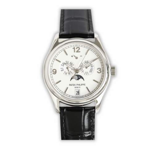 Replica Complications 5146G-001 Patek Philippe ANNUAL CALENDAR </br> <span style="color: #a8927b; font-size: 90%;">39 mm,White gold</span>