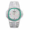 Replica Nautilus 5719/10G Patek Philippe </br> <span style="color: #a8927b; font-size: 90%;">40 mm, Green Baguette Diamonds</span>